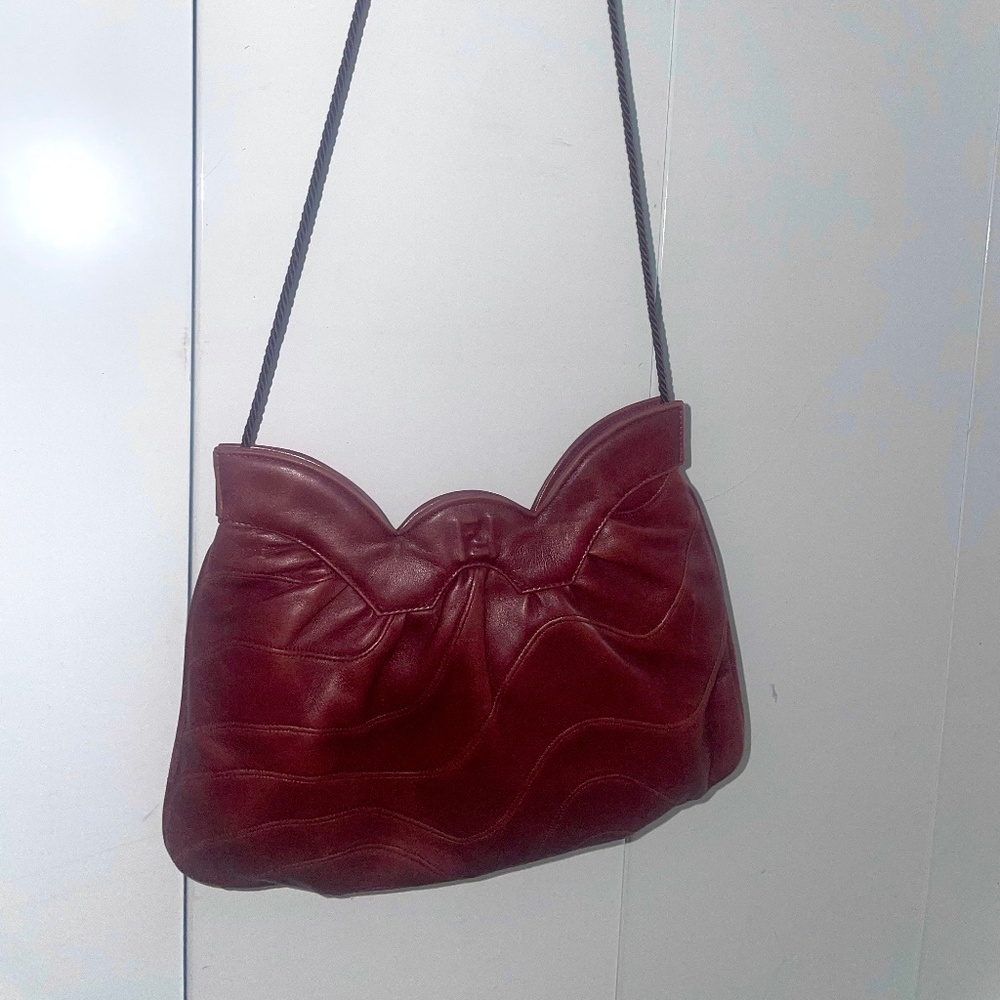 Vintage Burgundy satchel